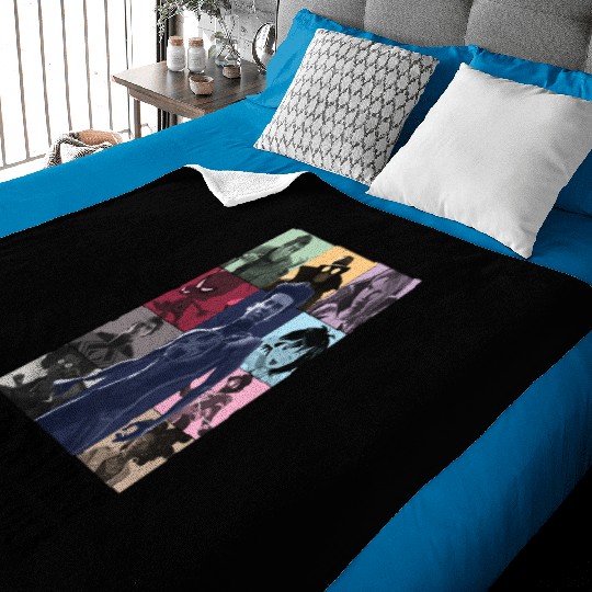 SpiderVerse Eras Tour with title Baby Blankets