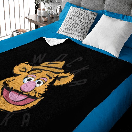 Disney The Muppets Fozzie Bear Wocka Wocka Big Face Baby Blankets