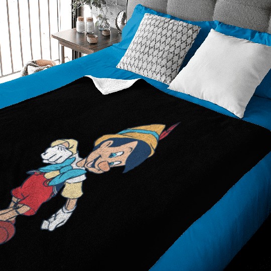 Disney Pinocchio Vintage Portrait Baby Blankets