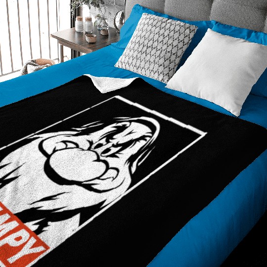 Disney Snow White Grumpy Streetwear Poster Baby Blankets