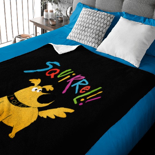 Disney Pixar UP Dug Squirrel Pose Baby Blankets