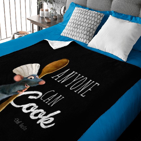 womens Disneys Pixars ratatouille remy anyone can cook Baby Blankets