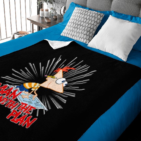 Disneys phineas and ferb plan man premium Baby Blankets