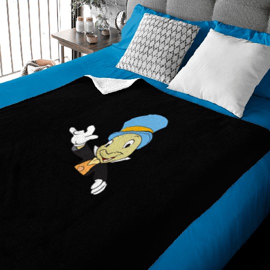 Disney Pinocchio Jiminy Cricket Faux Pocket Baby Blankets