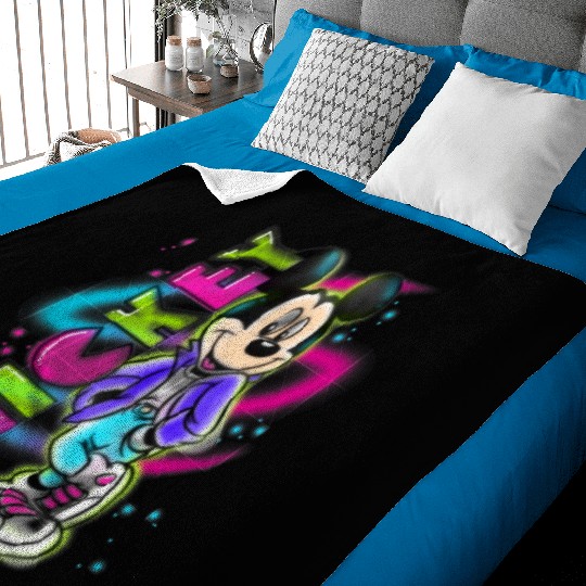 Disney Mickey Mouse Airbrush Baby Blankets