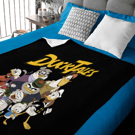Disney Ducktales Group Shot Logo Baby Blankets