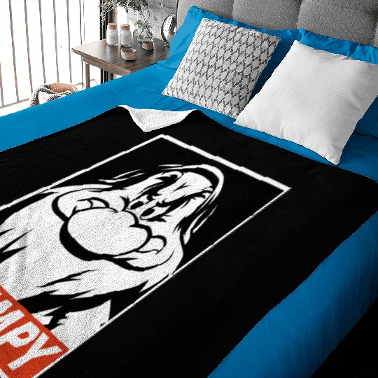 Disney Snow White Grumpy Streetwear Poster Baby Blankets