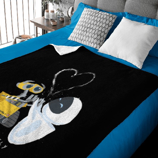 Disney Pixar Wall-E Eve Heart Sparks Fly Baby Blankets