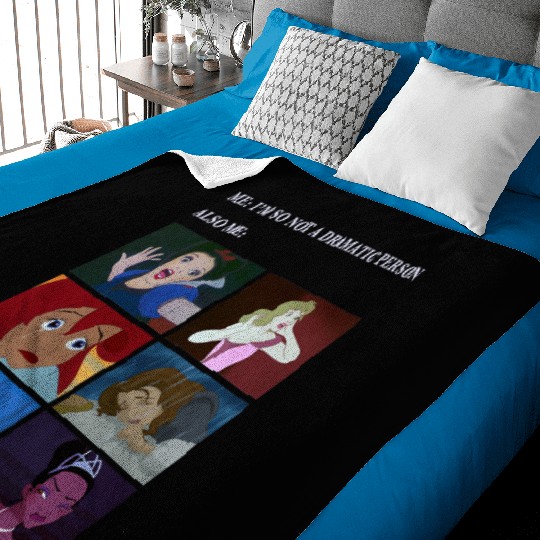 Disney Princess Not Dramatic Meme Panel Baby Blankets