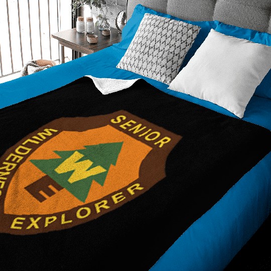 Disney Pixar Up Senior Wilderness Explorer Badge Logo Baby Blankets