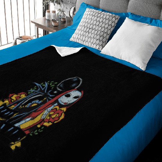 Disney The Nightmare Before Christmas Jack amp; Sally Tattoo Baby Blankets
