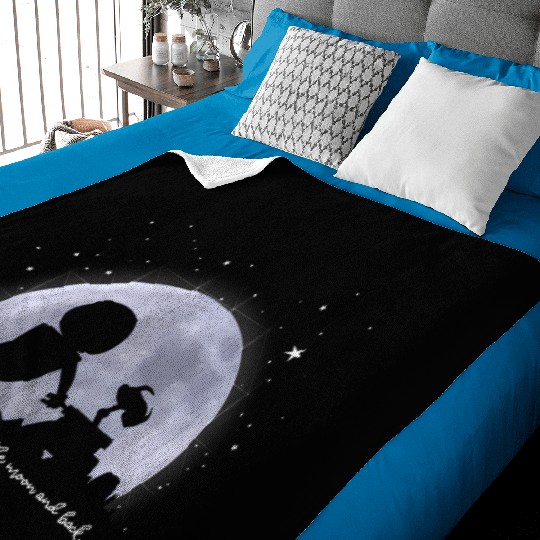 Disney Pixar Wall-E Eve To The Moon And Back Baby Blankets