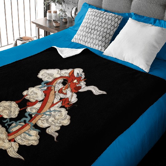 Disney Mushu Baby Blankets