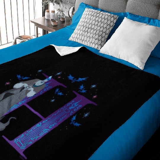 Disney Villains Alphabet Monogram Letter H For Hades Baby Blankets