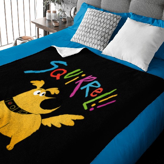 Disney Pixar UP Dug Squirrel Pose Baby Blankets