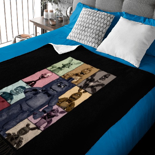 Five Nights At Freddys Eras Tour Baby Blankets