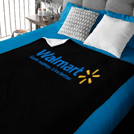 Walmart Logo Unisex Baby Blankets | Cotton Short Sleeve Baby Blankets | Soft and Comfortable | Hyperhidrosis Baby Blankets