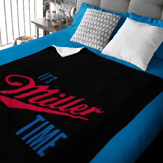 It's Miller Time Baby Blankets