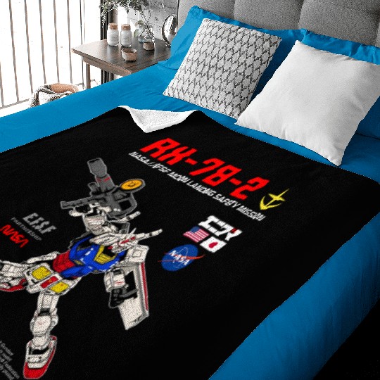 Rx-78-2 Gundam Baby Blankets