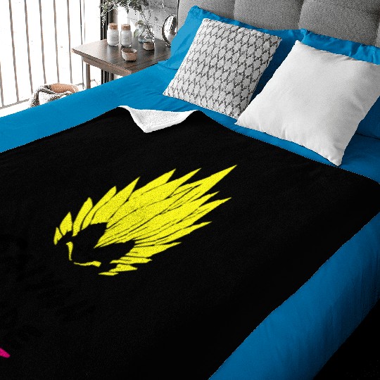Saiyan Pride Dragonballz Baby Blankets