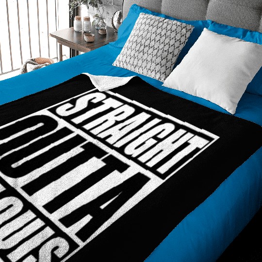 Straight Outta St Louis Baby Blankets