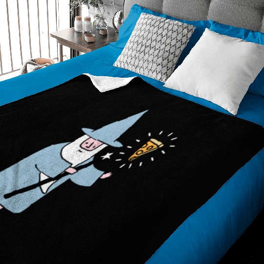 Pizza Wizzard Baby Blankets