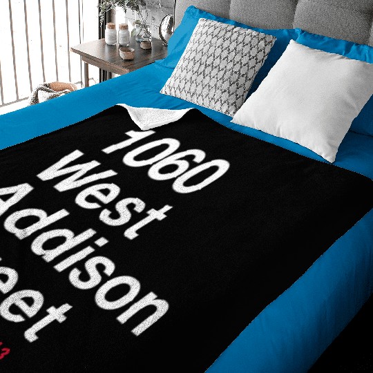 Wrigley Field Baby Blankets