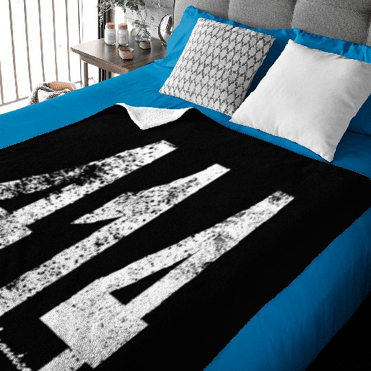 Vintage Milwaukee Area Code 414 Baby Blankets