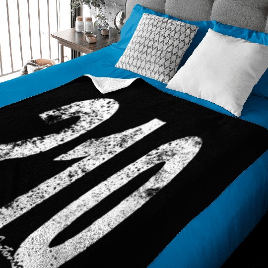 Vintage San Antonio Area Code 210 Baby Blankets