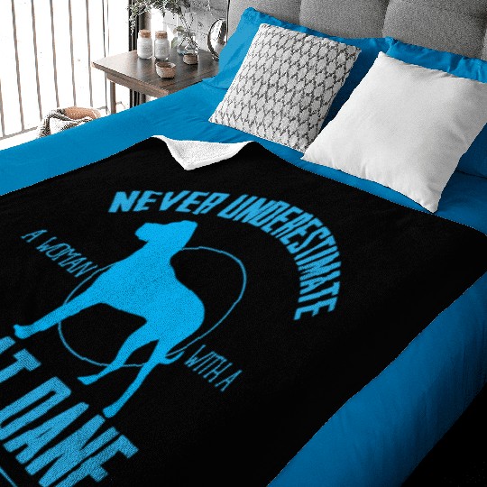 Dog Great Dane NUW Baby Blankets