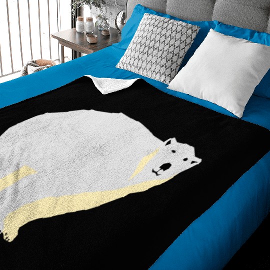 Polar bear Baby Blankets