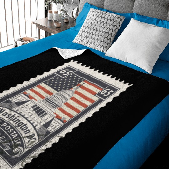 Countries Flags stamp Baby Blankets