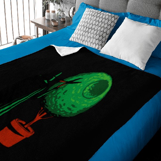 Funny Star Wars Darth Vader Gardener Baby Blankets