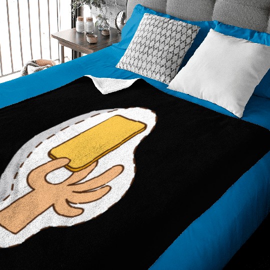 Football referee yellow card Baby Blankets