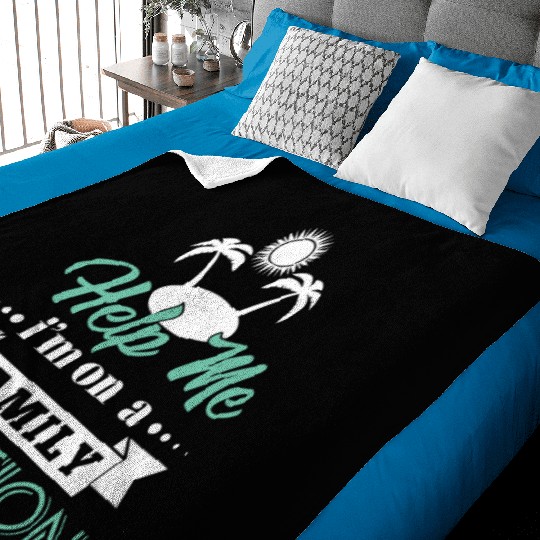 Help Family Vacation Baby Blankets