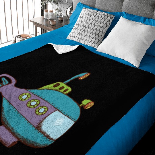 submarine Baby Blankets