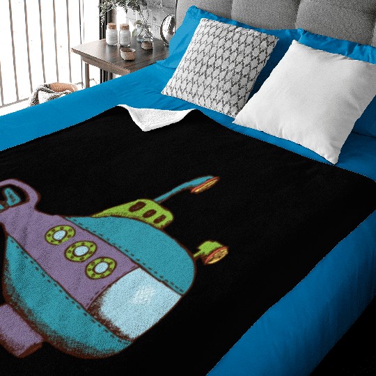 submarine Baby Blankets