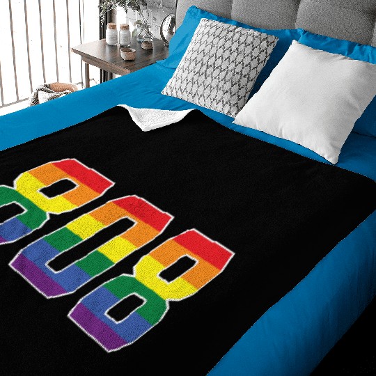 Gay Pride 808 Honolulu Area Code Baby Blankets