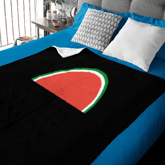 Watermelon summery fresh and healthy Baby Blankets