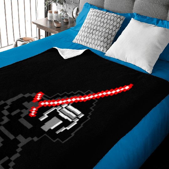 8-bit Kylo Ren Baby Blankets