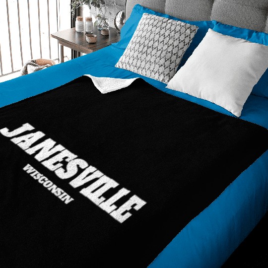 WISCONSIN JANESVILLE US EDITION Baby Blankets