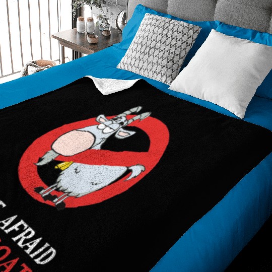 Cubs Goat Funny Baby Blankets I Ain t Afraid of No Goat