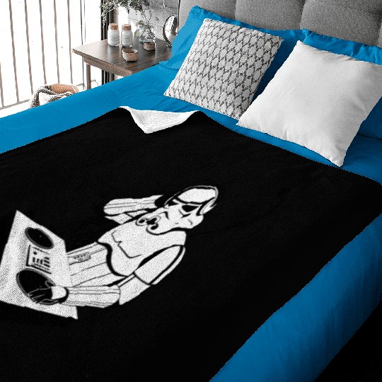 Funny Darth Vader Baby Blankets