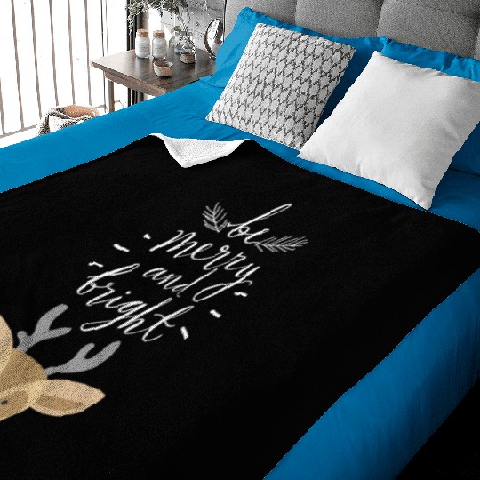 Merry and bright Baby Blankets