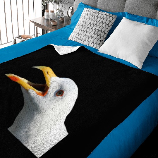 seagull gull moewe1 Baby Blankets
