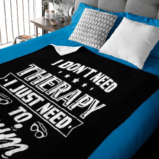 Funny Swim Swimming Baby Blankets Keine Therapie