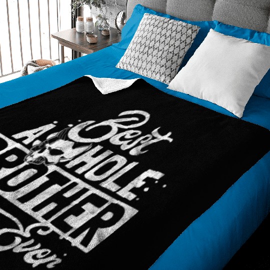 Gift for best asshole brother Baby Blankets