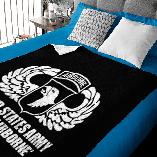 US Army 101st Airborne Wing Baby Blankets