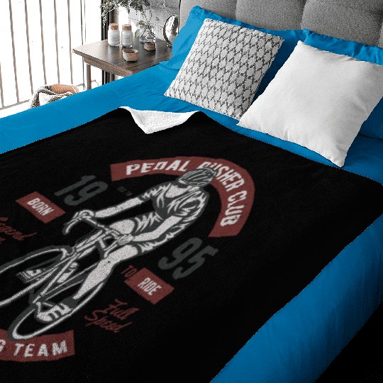 Bicycle Racing Team Baby Blankets