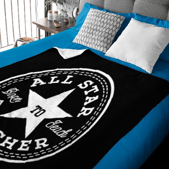 All star teacher Baby Blankets
